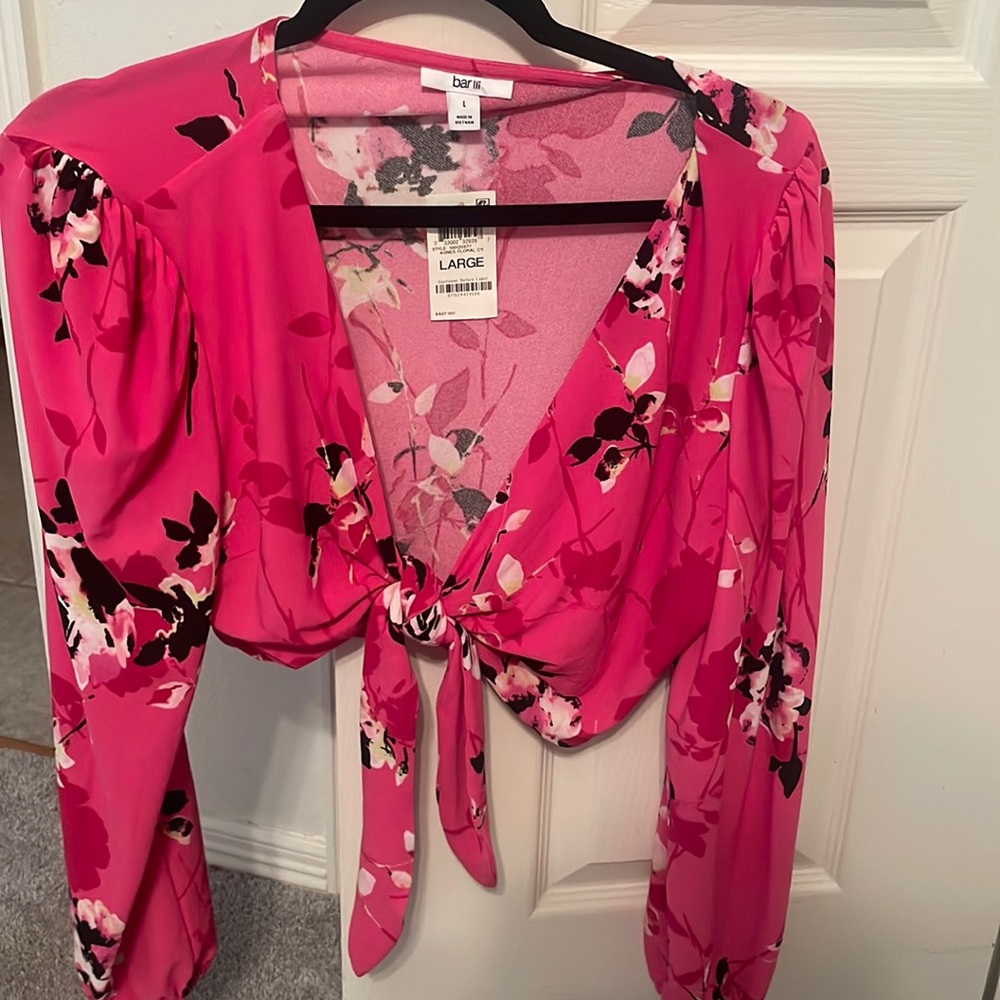 Pink bar 111 set top and pants NWT